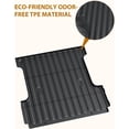 thumbnail image 5 of Telyswee Truck Bed Mat for 2017-2024 Ford Super Duty F250 F350 F450 6.75 Feet(81.9 inches) Bed, All Weather TPE Heavy Duty Pickup Bed Liner Cargo Mat, 5 of 7