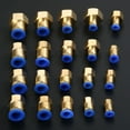 thumbnail image 5 of 2pcs M5'' 1/8'' 1/4'' 3/8'' 1/2'' Female Thread OD 4 6 8 10 12mm Pneumatic Connector Straight Push in Fitting for Air Pipe Joint, 5 of 7