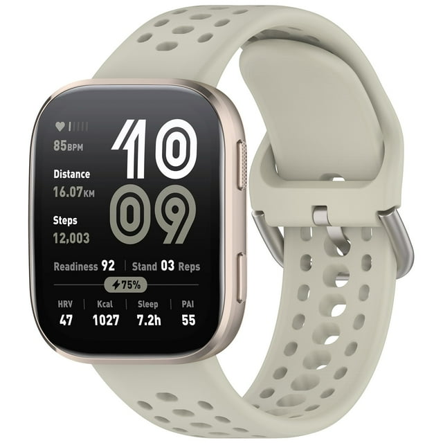 Bip 6 Replacement Band Soft Silicone Strap Compatible With Smartwatch Breathable Durable Watch Accessories