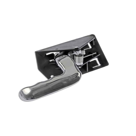 KarParts360 For Chevy Silverado 3500 Classic 2007 Interior Door Handle Front OR Rear, Driver Side | Plastic | Chrome Finish | Clip-on And Screw On Attachment Type | For 15746473CH, 15760297CH
