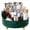 Green, variant on Mimifly 360° Rotating Lazy Susan Makeup Organizer Tray - ABS Cosmetic, Perfume & Skincare Storage for Dresser, Vanity & Bathroom Countertop - Green