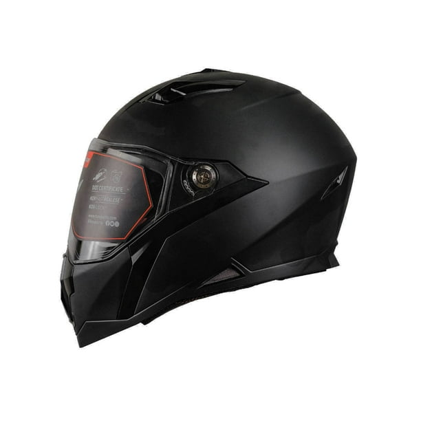 Casco Cerrado Para Moto Kov Jet Solid Negro Mate Talla XXL KOV Jet