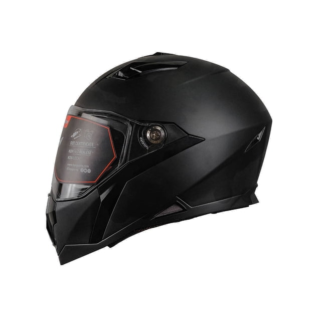 Casco Cerrado Para Moto Kov Jet Solid Negro Mate Tallla S KOV Jet