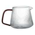 thumbnail image 4 of yuksok Clear Coffee Pot Large Capacity with Handle Portable Glass Serving Cups for Home 400ml, 4 of 9