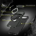 thumbnail image 2 of ELEHOLD for iPhone 17 Air Rugged Magnetic Case, Compatible with Mag Safe Accessory Stand Magnetic Ring Holder Len Protective Cover Rugged Heavy Duty Protective Case Cover,Black, 2 of 10
