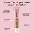 thumbnail image 2 of MCoBeauty Super Glow Sheer TINT Serum Foundation 7-8, Medium Dark, 2 of 4