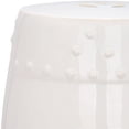 thumbnail image 4 of Pemberly Row Contemporary Ceramic Garden Stool in Cream Finish, 4 of 4