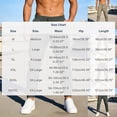 thumbnail image 3 of Jerdar Men's Joggers Casual Lightweight Elastic Waist Drawstring Hiking Chino Zipper Casual And Fashionable Pants L, 3 of 9