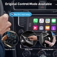thumbnail image 2 of VFM 2-in-1 Wireless Carplay Adapter for Apple CarPlay & Android Auto, Mini USB Design with Type-C and Extension, Plug and Play, Stable Connection, Black, 2 of 9