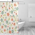 thumbnail image 3 of XMXT Waterproof Shower Curtain Liner with Iron Hooks, Abstract Floral Print Shower Curtains for Bathroom Decor Accessories, 72 x 72 inches, 3 of 8