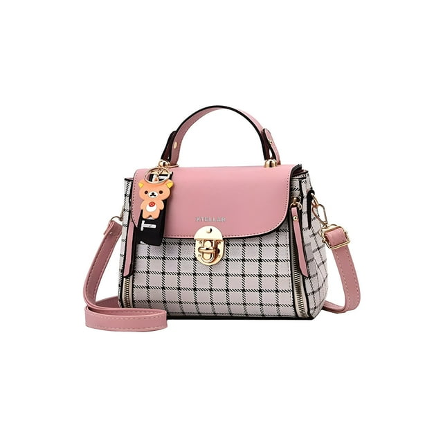 Mochila Xtellar De Mujer Cuero De Pu Bolso Antirrobo De Hombro Color Rosa