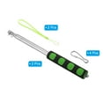 thumbnail image 3 of Unique Bargains 1.6M/5.2ft Telescopic Handheld Flagpole,2Set Pointer Stick w Sponge Handle Green, 3 of 8