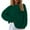 Green, variant on Wdgfv Lightweight Pullover for Women Oversized Knit Sweater Soft Pullover Comfortable Round Neck Casual Winter Warm Garment
