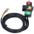 thumbnail image 3 of Motorcycle Switch, Handlebar Horn Switch 12V Durable 2m/6.6ft Cable Length  For Bicycle For Motorcycle, 3 of 8