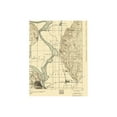 thumbnail image 4 of Topographical Map - Omaha Vicinity Nebraska Iowa Quad - USGS 1898 - 23 x 29.77 - Vintage Wall Art, 4 of 5