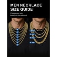 thumbnail image 6 of ChainsProMax Heavy Chains for Men Gold Plated Necklace 26 inch 10mm Mens Gifts for Dad, 6 of 9