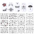 thumbnail image 1 of 1 Sheet Nail Sticker Fashion Assorted Patterns DIY Nail Decal Nail Art Sticker, 1 of 7
