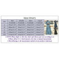 thumbnail image 2 of Women Casual Solid Denim Dress Long Sleeve Round Neck Dress Loose Dress Petite Dresses Summer Stripe Dress Womens Dresses Casual Summer Midi Length Women's Casual Casual Maxi Women Solid Tunic Dress, 2 of 4