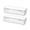 Clear-2pack, variant on Small Clear Deep Strip Storage Container with Latching Lid, Stackable, 1-Pack