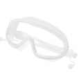 thumbnail image 4 of Gafas de natación de montura grande, impermeables y antivaho, de alta definición, para hombres y mujeres, color blanco, 4 of 5