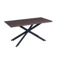 thumbnail image 1 of Mesa de Comedor Kessa Muebles Angels Negro y Nogal, 1 of 1