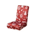 thumbnail image 5 of Christmas Stretch Chair Covers Set of 1 Removable Washable Dining Chair Protectors for Holiday Party Home Decor(B), 5 of 6