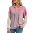 thumbnail image 7 of Craaazy Womens Hoodies Solid Color Long Sleeve Sweatshirt Hooded Tops Gifts For Women, 7 of 7