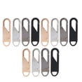 thumbnail image 2 of 12PCS Zipper Pullers Alloy Spring Zipper Puller Zipper Slider Head Accessory For Case Bag Clothes And Crafts, 37 X 11mm, 2 of 8