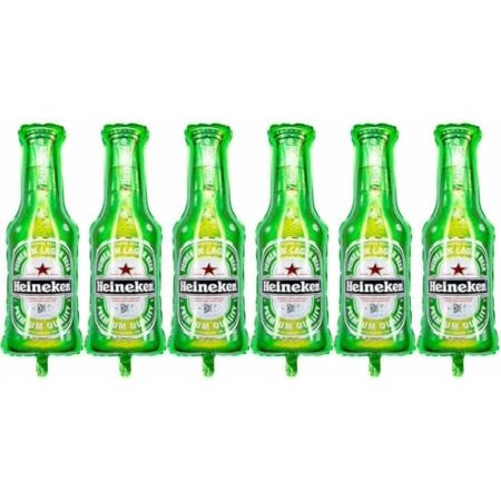 6PCS Huge Beer Bottle Mylar Balloons for Man Party Bar Valentines Wedding Mexican Party Decors Aluminum Balloon Birthday Party Supplies (Hinykn)$$Electronics Accessories