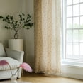 thumbnail image 7 of Seasonwood Living Room Curtains,Flower Light Filtering Rod Pocket curtains,2 Panels,59 in x 63 in, 7 of 7