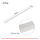 thumbnail image 2 of Uxcell 2 Pcs Barra Plana de Aluminio Cuadrada, 1/4" de Grosor x 1/4" de Ancho x 12" de Largo, 2 of 6