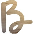 thumbnail image 1 of Unfinished Wooden Letter B, Paintable 6'' Tall Wood Craft Letter, Wall Hanging Shape, 1 of 3
