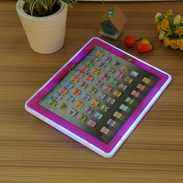 Juguete Educativo Bilingüe, Máquina De Aprendizaje De Inglés Para Niños, Tableta Educativa Para Niños Pequeños Con Modos De Palabras Interactivas, Soporte Plegable Para