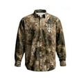 thumbnail image 5 of Men Camouflage Shirt Camo Military Long Sleeve Shirts Casual Button Down Shirts Green B XXL, 5 of 5