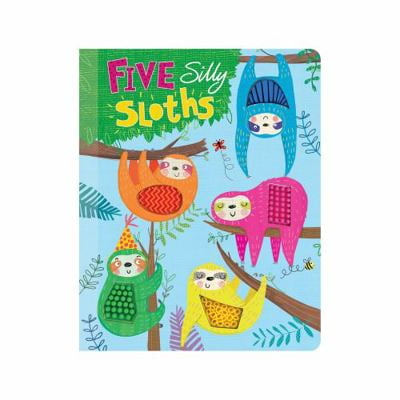 Pre-Owned Five Silly Sloths - Silicone Touch and Feel Board Book - Counting (Touch & Feel Sensory Board Books for Baby & Toddler Time) (Unknown) 1952592895 9781952592898