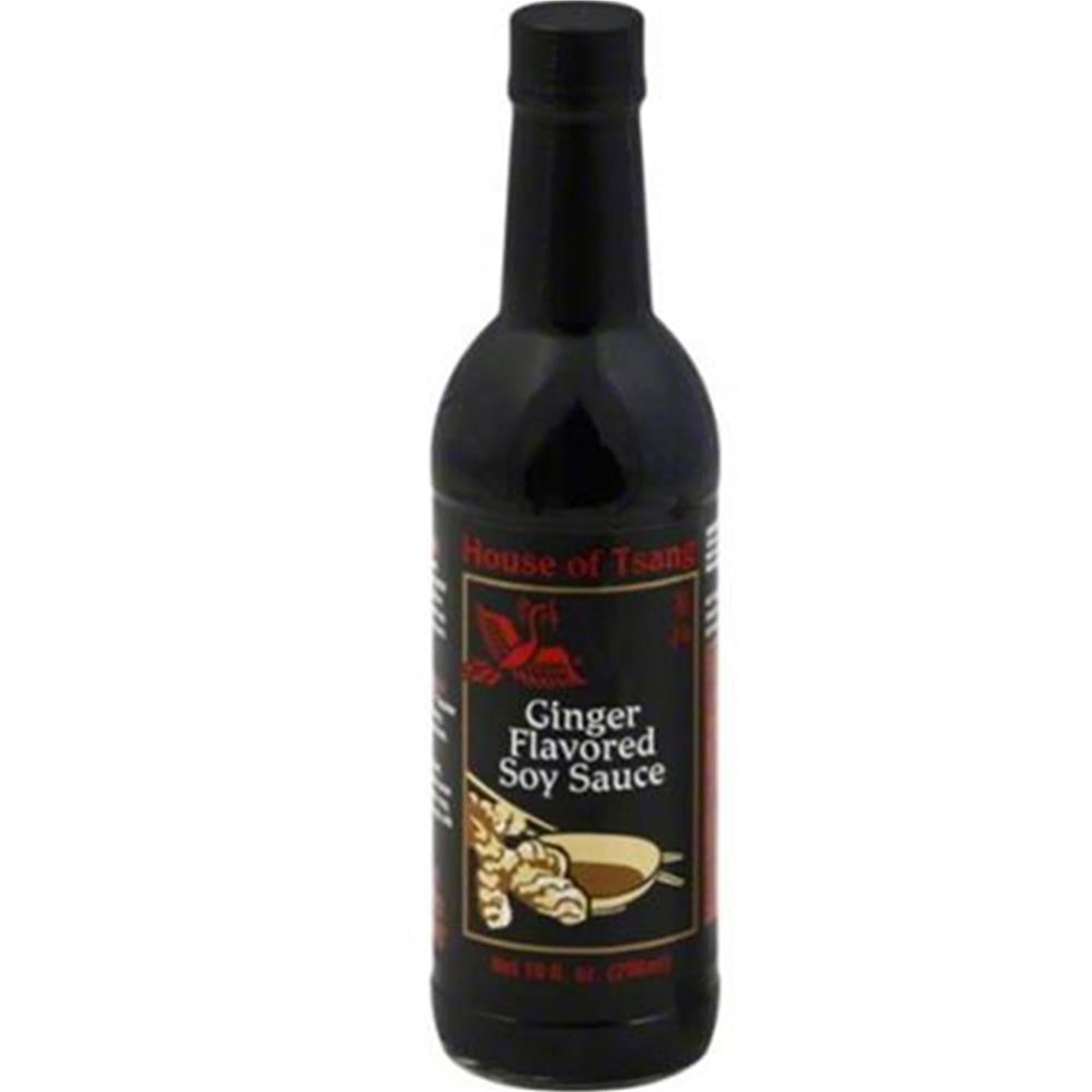 House of Tsang Ginger Soy Sauce, 10 Oz Bottles, Pack of 6