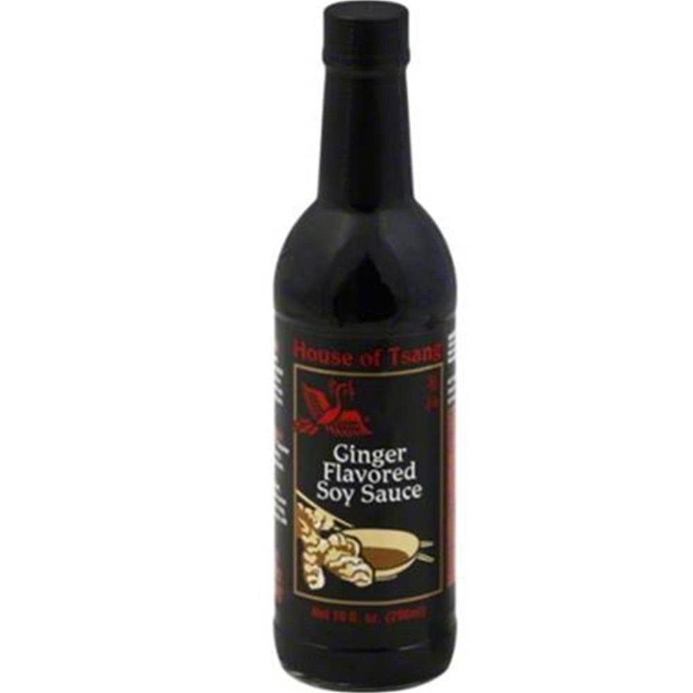 House of Tsang Ginger Soy Sauce, 10 Oz Bottles, Pack of 6