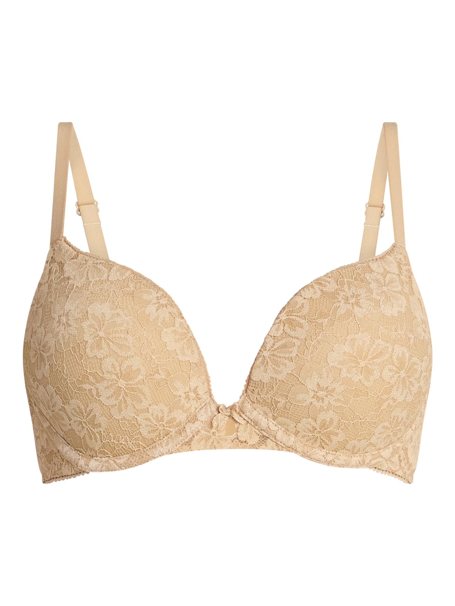 No Boundaries Allover Lace Push Up Bra, Women's 32B-40DD