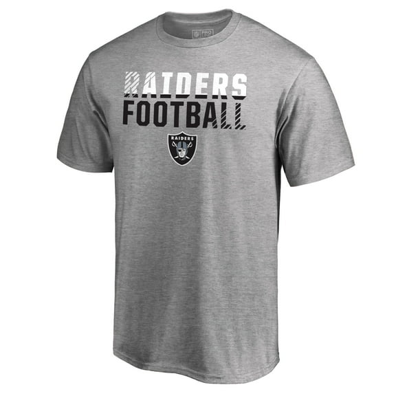 Men's Ash Las Vegas Raiders Iconic Collection Fade Out T-Shirt