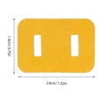 thumbnail image 2 of Hytrove 100Ud Adhesiva Para Fijar Enchufes De Pared Uso Doméstico Color Amarillo, 2 of 6