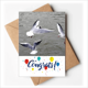 thumbnail image 1 of El agua del océano Mar Ave ciencia naturaleza foto Sobre de la Carta de felicitación de la tarjeta de matrimonio, 1 of 4