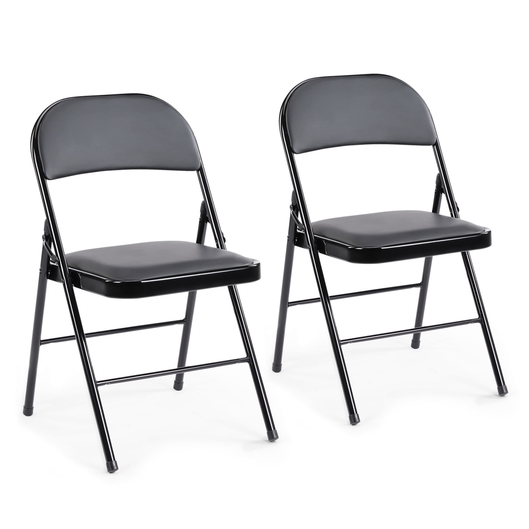 Concetta 2-Pack Folding Chair, Black