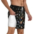 thumbnail image 3 of Goofa Butterfly1 Printed Men's Swim Trunks Board Shorts Quick Dry Mens Swimming Trunks with Compression Liner,Breathable Fit Hawaii Beach Shorts-XX-Large, 3 of 9