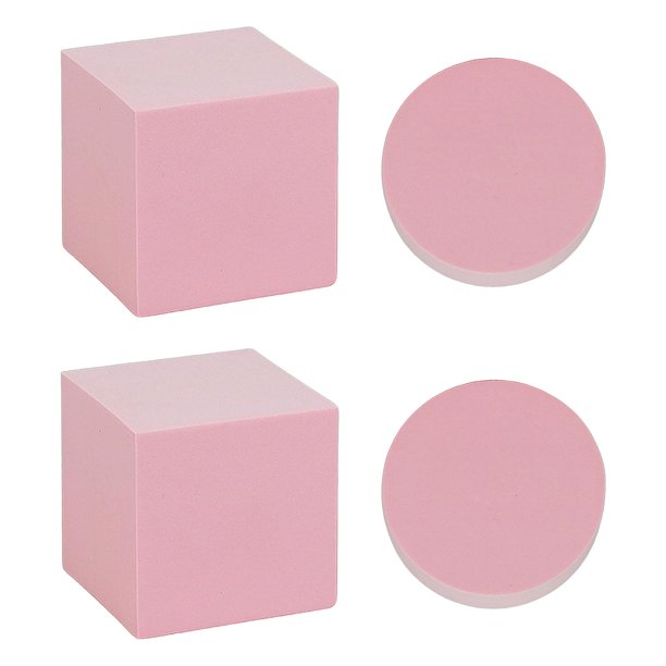 Producto de Accesorios de Fotografía 4x 2x Cubo Rosa 8cm y 2x Rosa Redondo 10cmx3cm mayimx Accesorios de fotografía