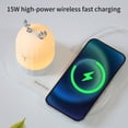 thumbnail image 4 of RYRDWP Wireless Charger Sleeping Night Light Wireless Charging Stand For Mobile Phones Wireless Charging 15W Fast Charging Both Put And Charge, 4 of 8