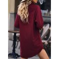 thumbnail image 7 of Asyoly Womens Dresses Solid Button Down Oversized Corduroy Shirt Dress Casual Long Sleeve Tunic Dresses with Pockets, 7 of 7