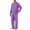25# Purple, variant on Mens Pajama Set Soft Long Sleeve Pajamas for Men Lightweight Button Up Sleepwear Lounge Pjs Outfits Black XXL
