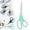 A1_Blue 8.54x3.07in, variant on FURNIX Left Handed Scissors,Adult Multipurpose Scissors,Comfort Grip Cutting Shears,Heavy Duty Office Scissors,Office Household Scissors,Workshop Document Cutting Tools