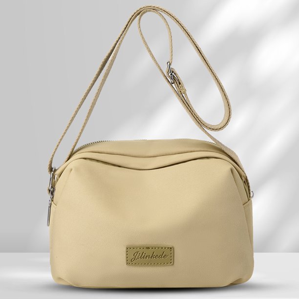 Bolso bandolera para mujer, bandolera con correa ajustable, bolso práctico de nailon para mujer