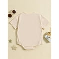 thumbnail image 6 of Aojekbee Baby Boys Romper Casual Baseball Letter Print Round Neck Short Sleeve Jumpsuit Summer Clothes for Infant Toddler, 6 of 10